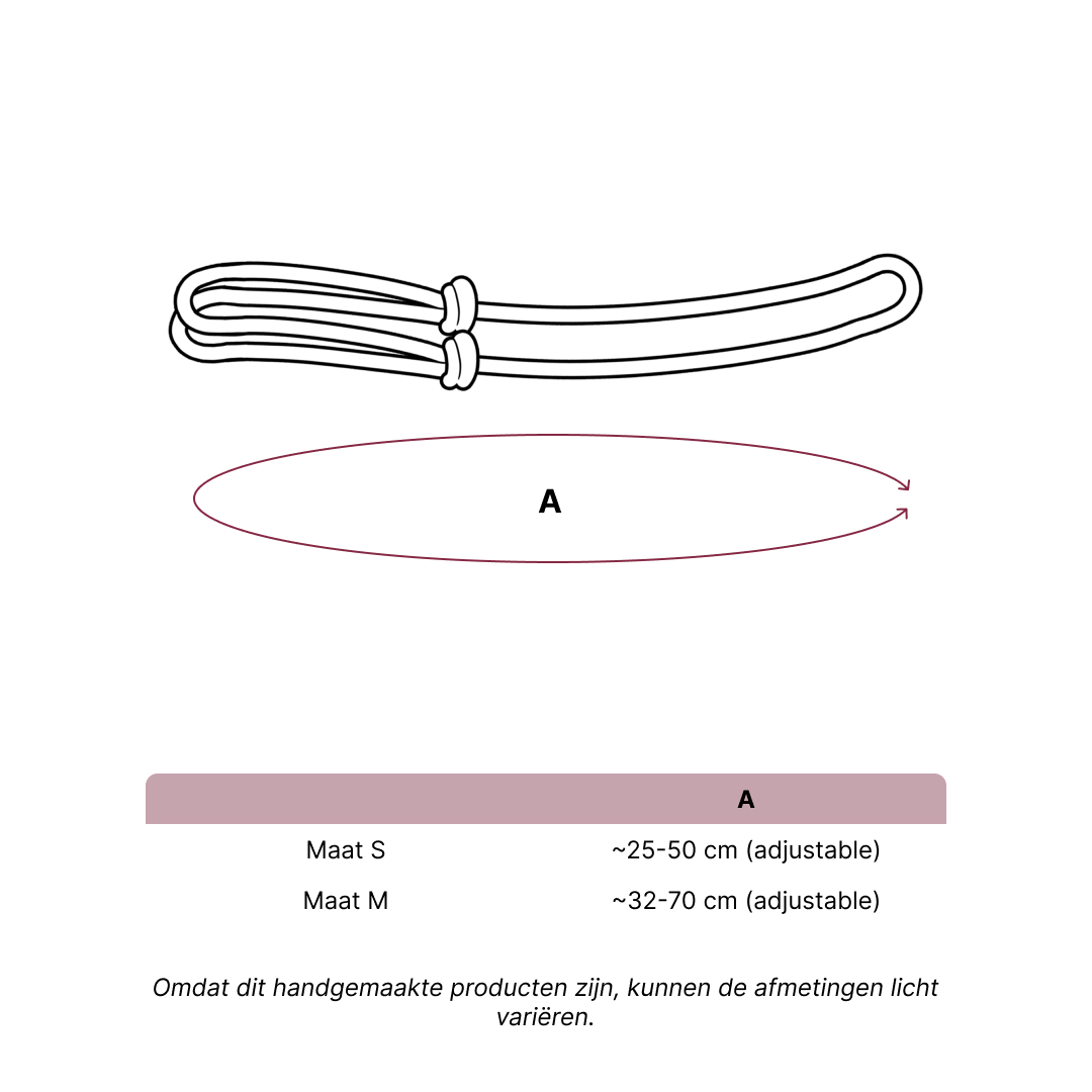 Size guide – Cordeo XS – NL