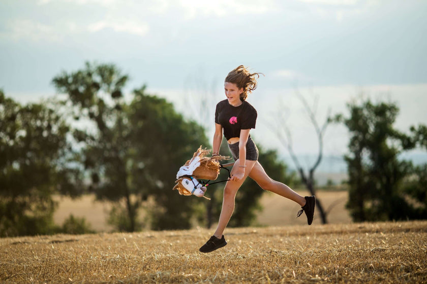Effectieve warming-up voor Hobby Horse training