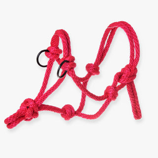 Touw halster rood