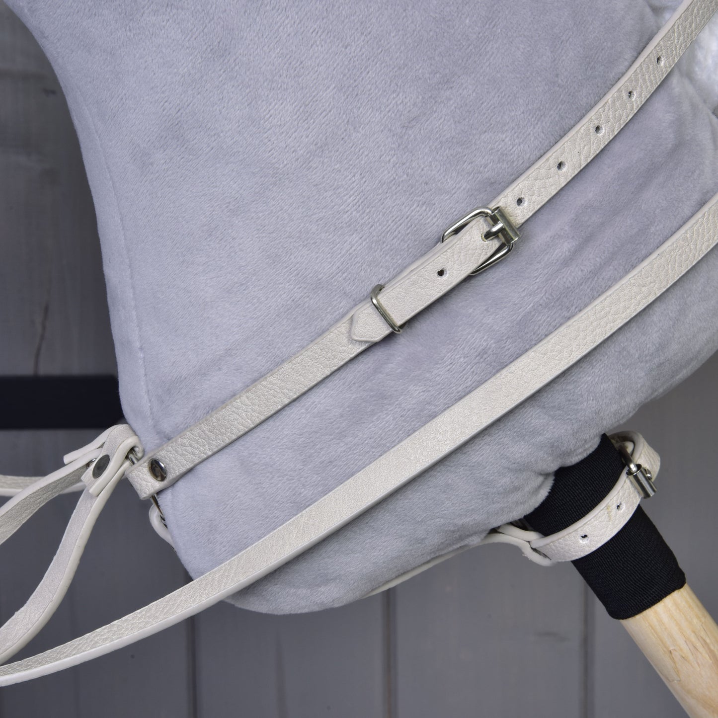 Aqua kunstleer set - hoofdstel, teugels en martingaal