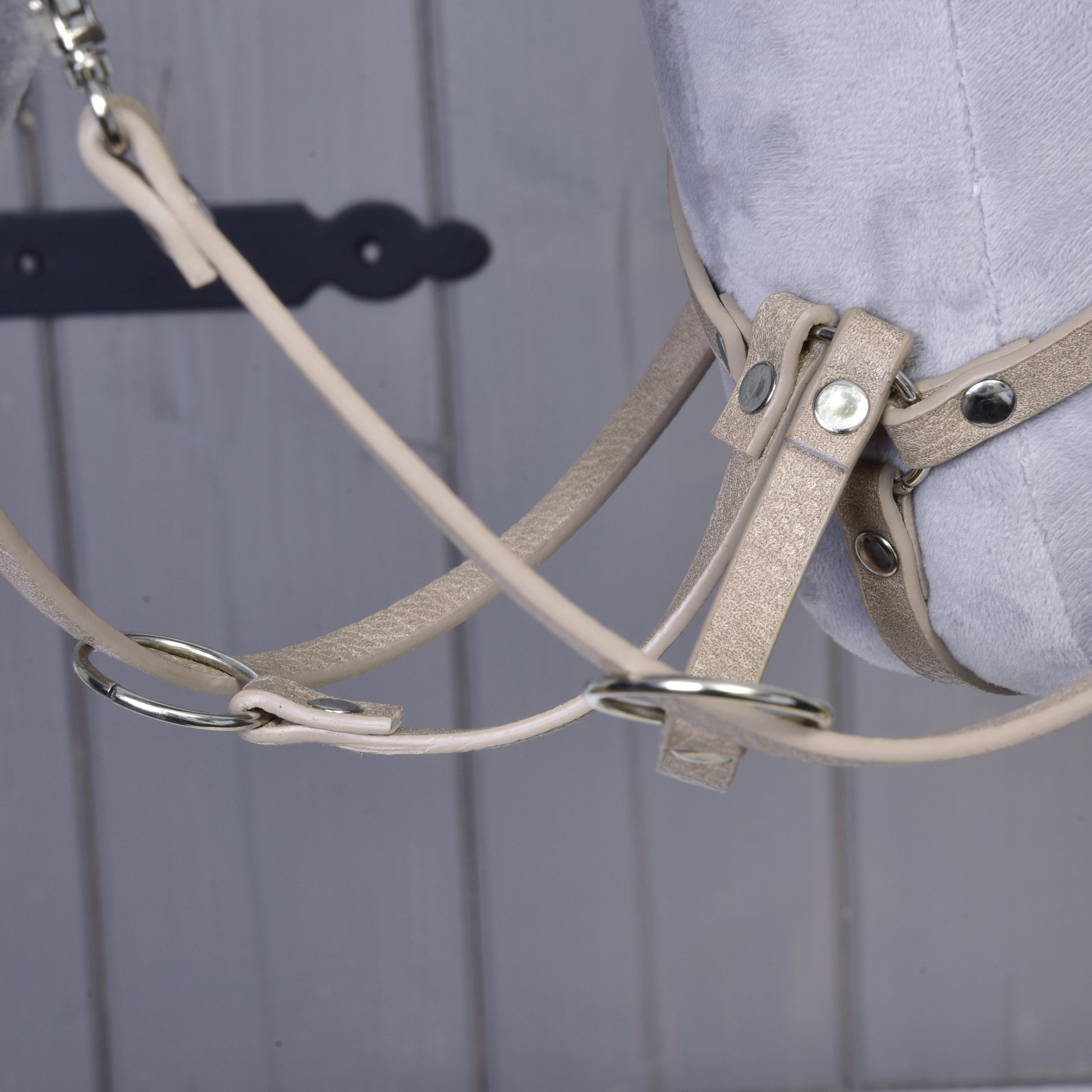 Bordeaux kunstleer set - hoofdstel, teugels en martingaal