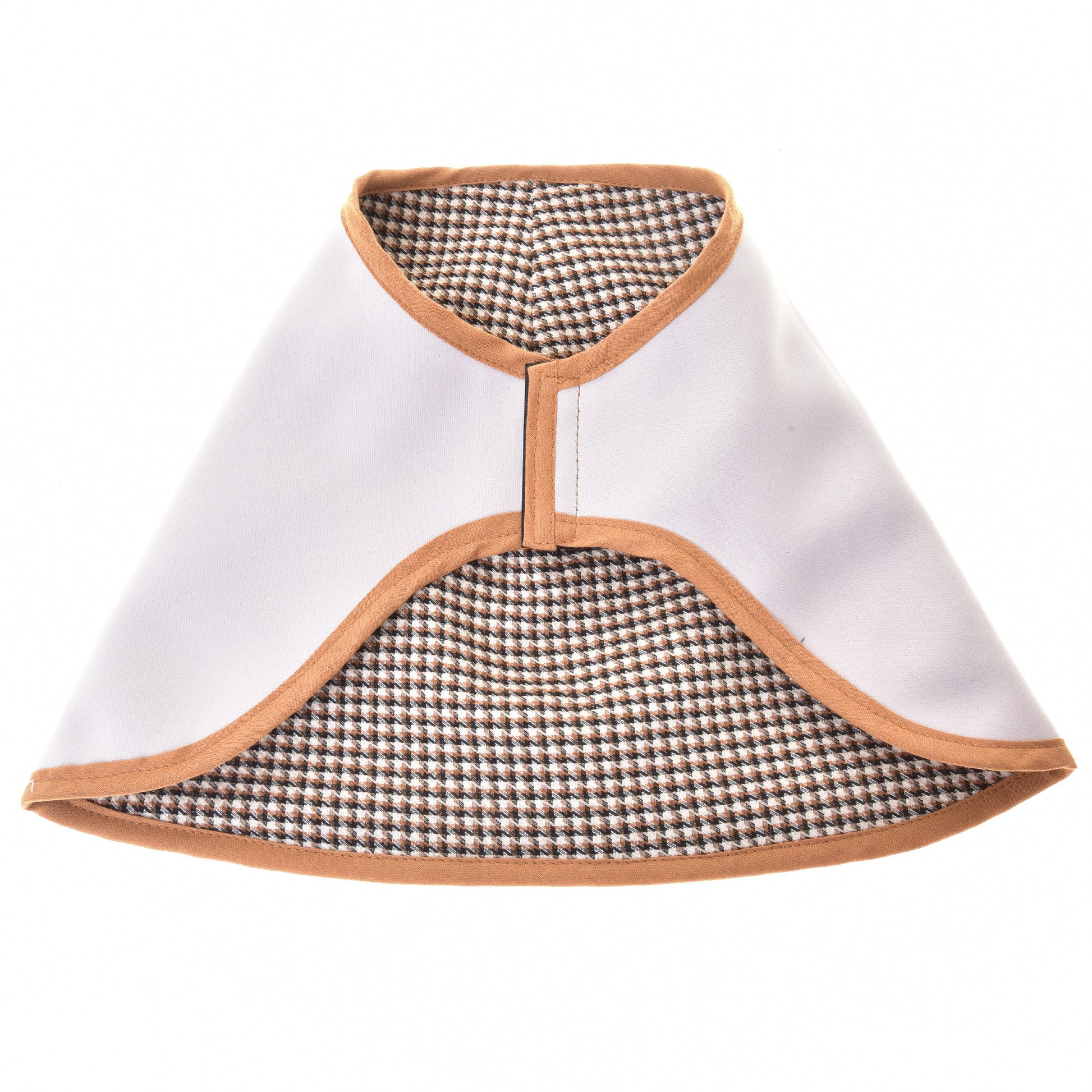 Deken engels bruin ruit dubbelzijdig