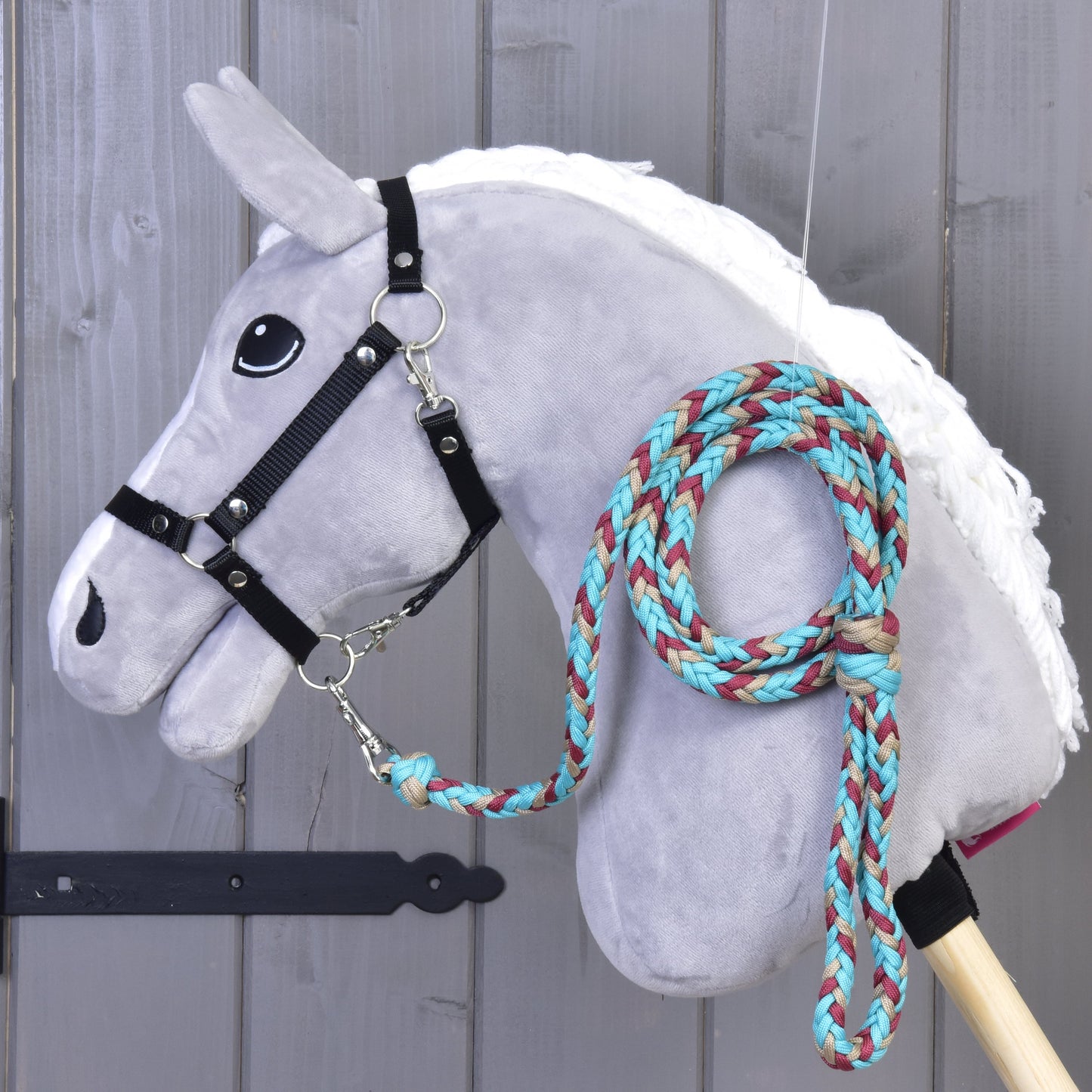 Hobby Horse - Braided Leash turquise 1