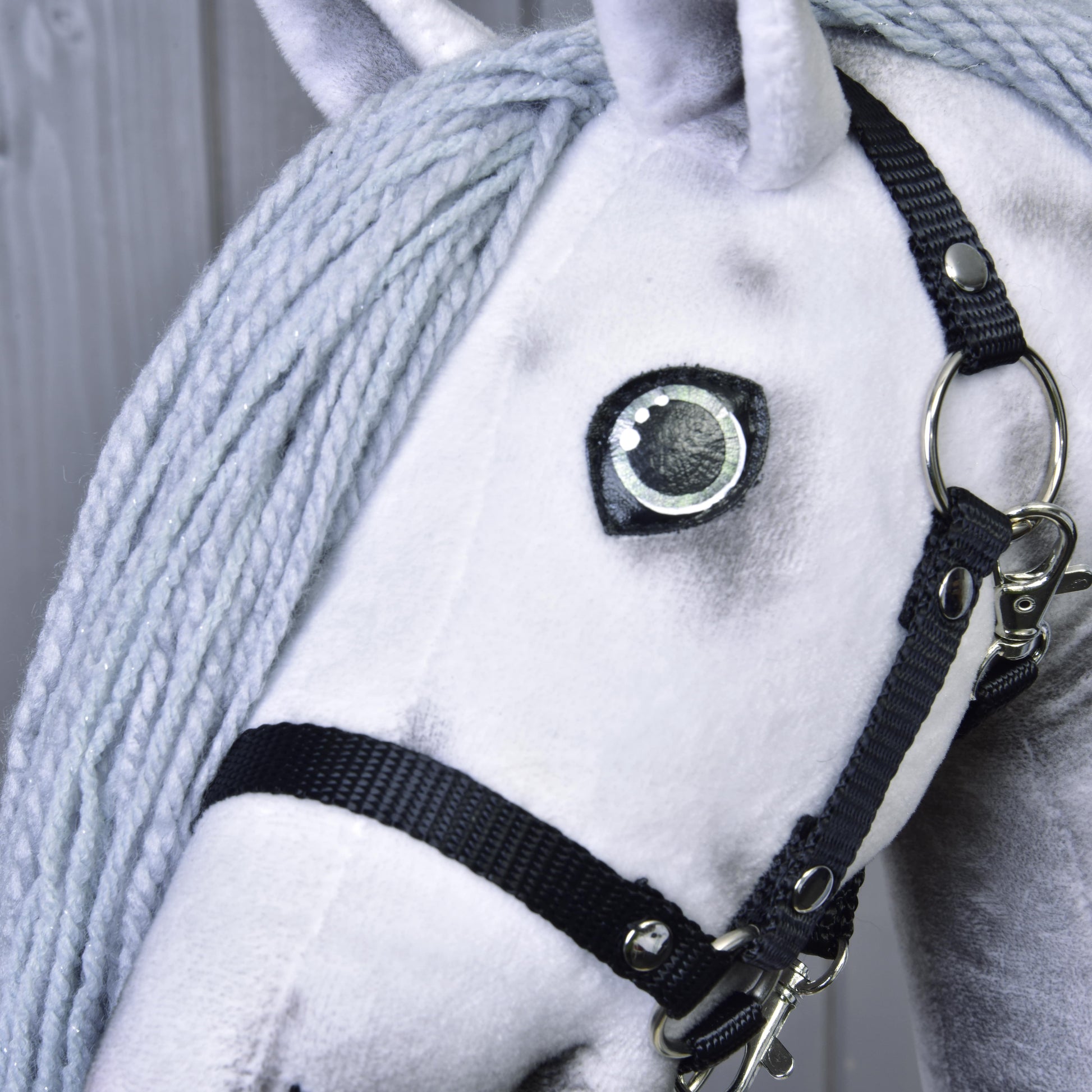 Hobby Horse Eenhoorn Zilver met Hoofdstel en Halster