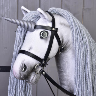 Hobby Horse Eenhoorn Silver met Hoofdstel en Halster