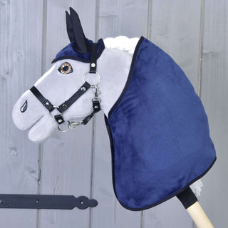Set Donker Blauw (Oornetje + deken)