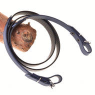 Reins rubberized anthracite