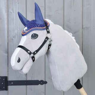 Oornetje gehaakt Blauw Sport