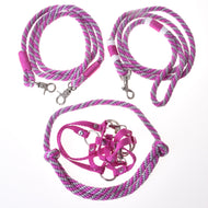 Set Start roze (halster + cordeo + Leadrope + teugels)