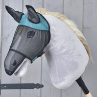 Vliegenmasker De Luxe Full Turquoise