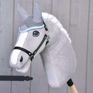 Ear bonnet crocheted grey