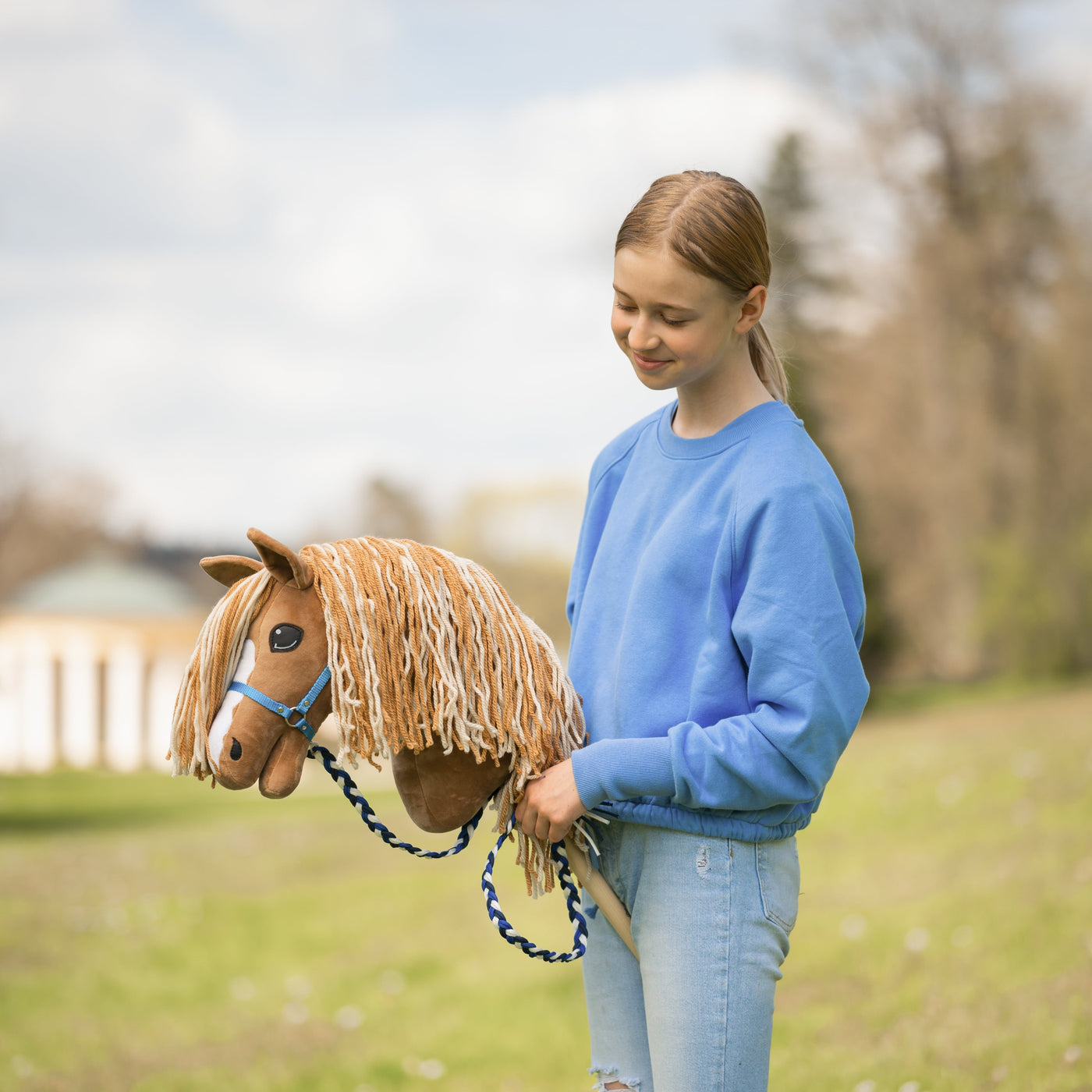 Hobby Horse -  Lead Rope Bloom Pink – Stylish lead for your Hobby Horse