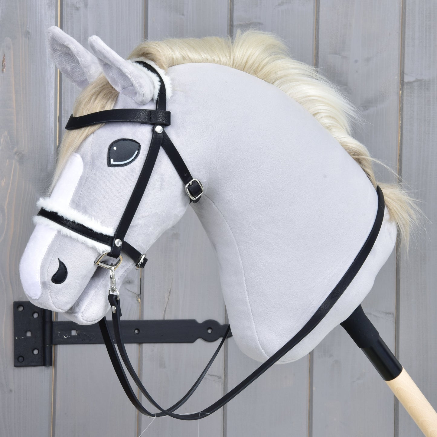 Compleet hoofdstel met bont