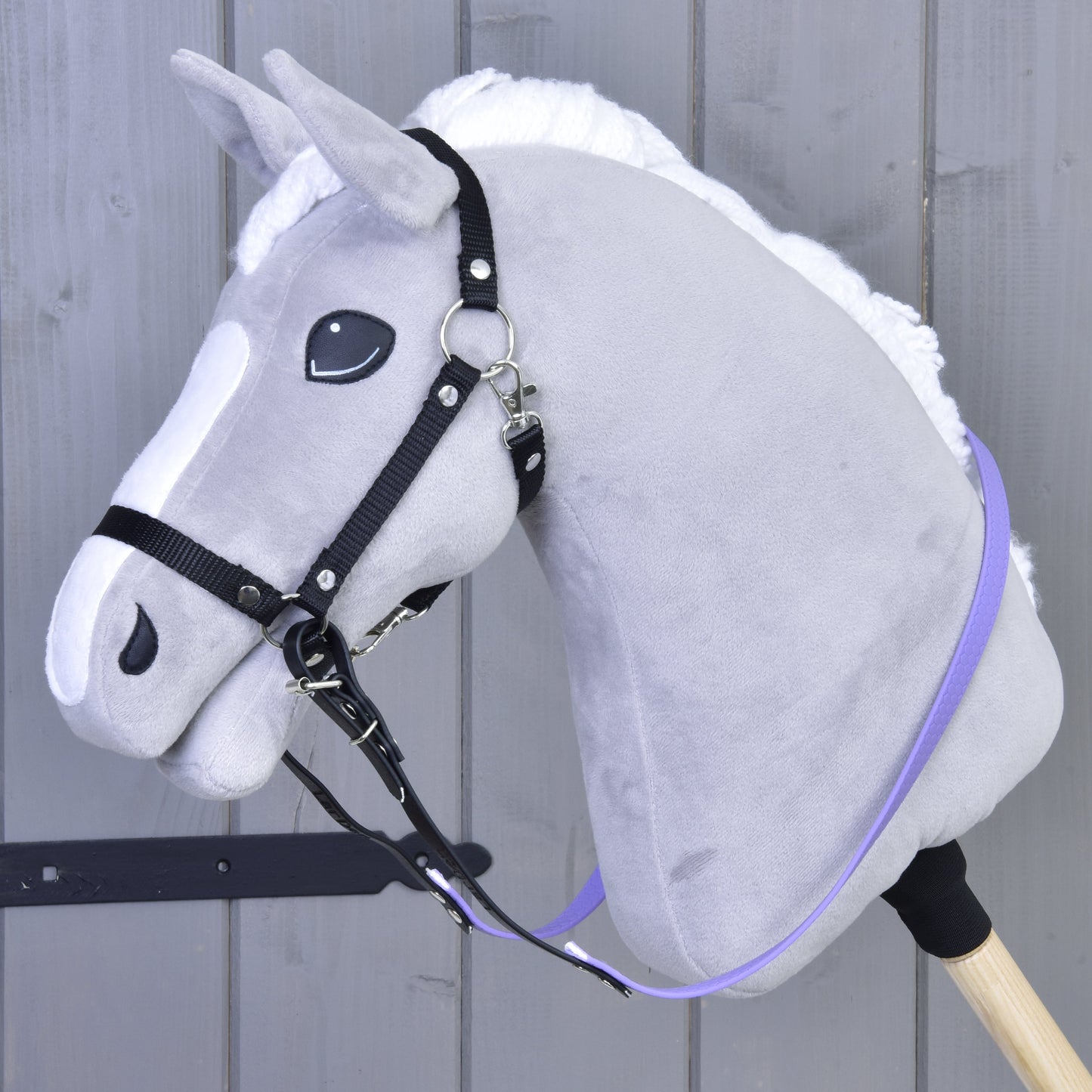 Reins rubberized Light purple