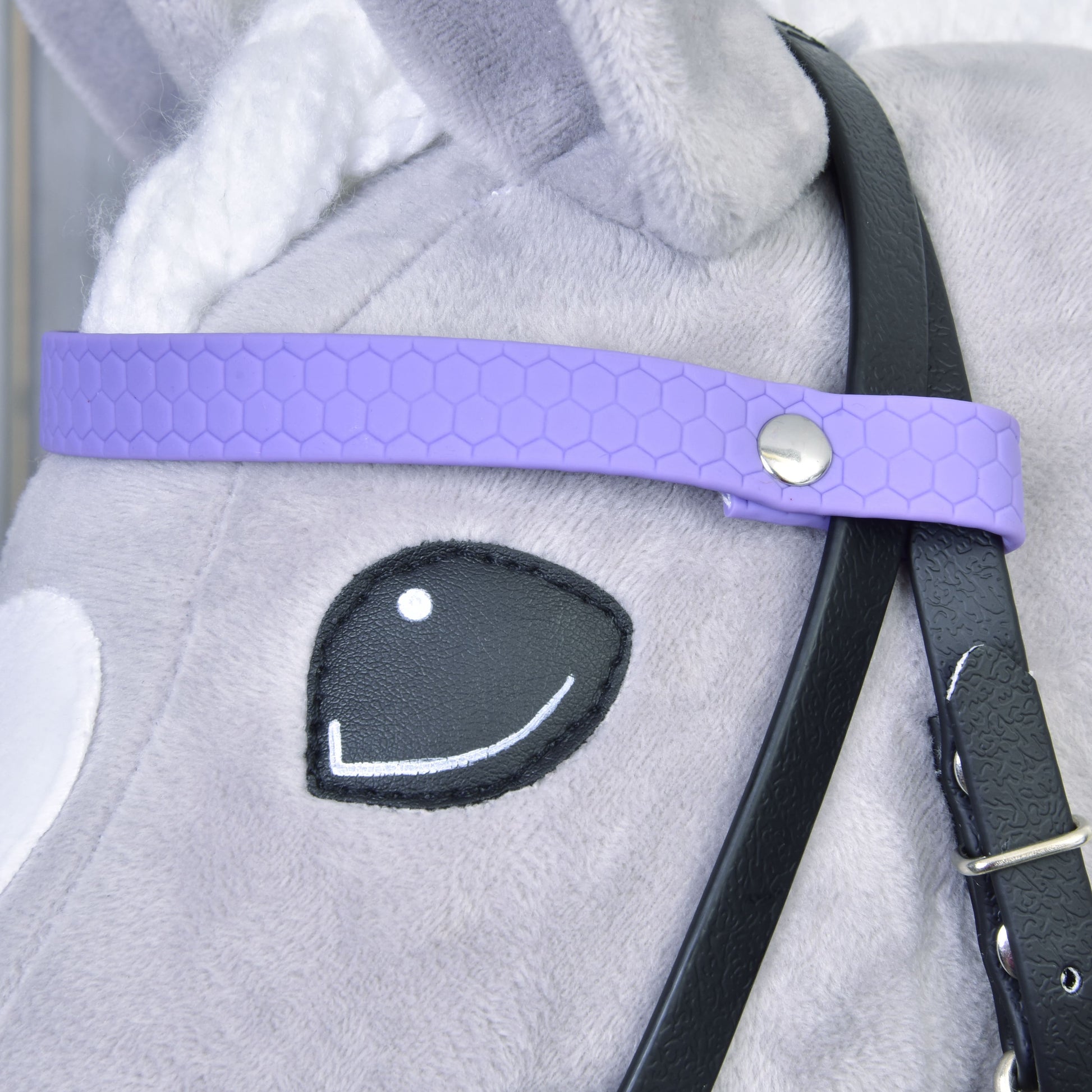 Compleet hoofdstel zonder neusriem Licht Paars