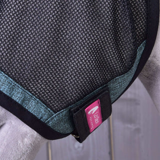 Fly Mask De Luxe Turquoise