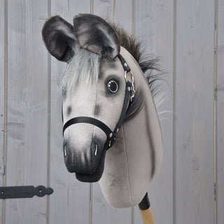 Hobby Horse Ezel Olin met zwart Halster
