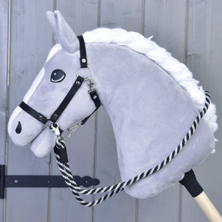 Hobby Horse - Teugels zwart gestreept