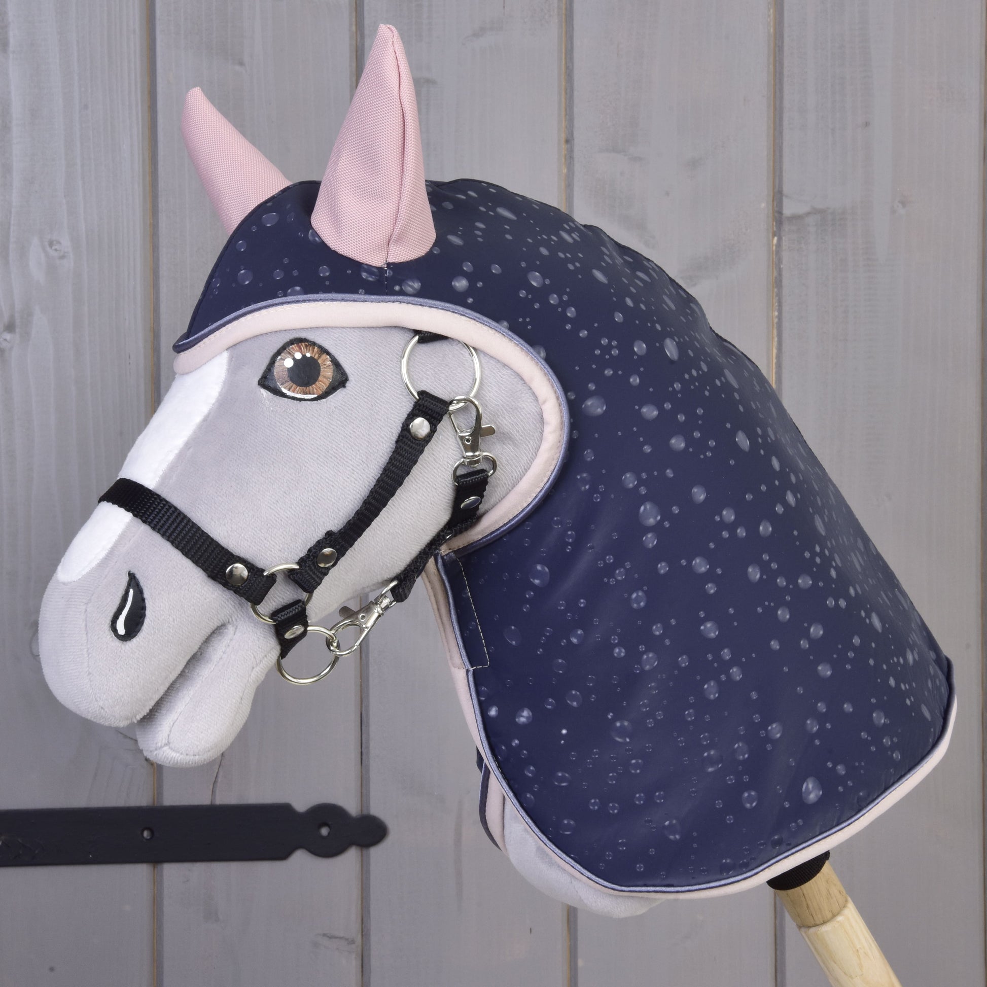 Regenjas Pinkie blauw (softshell)