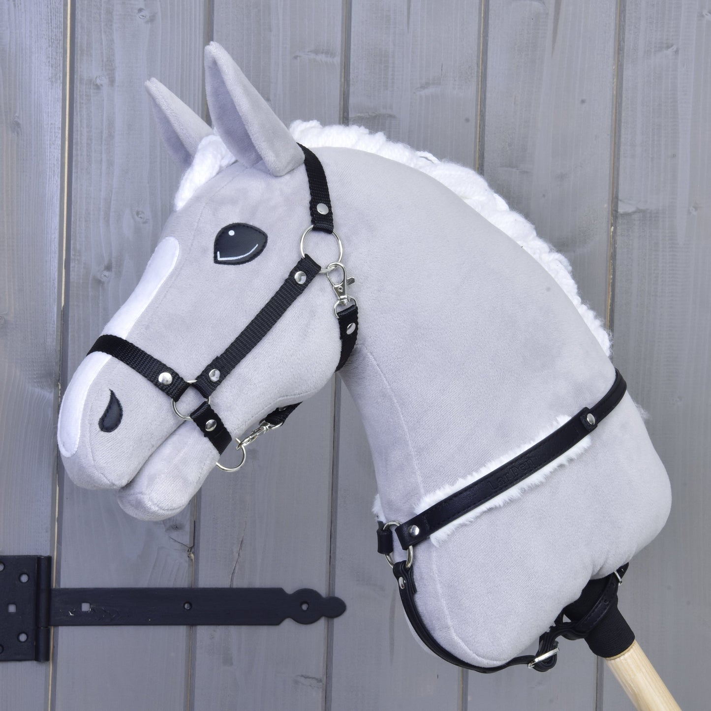 Borsttuig met bont Espresso