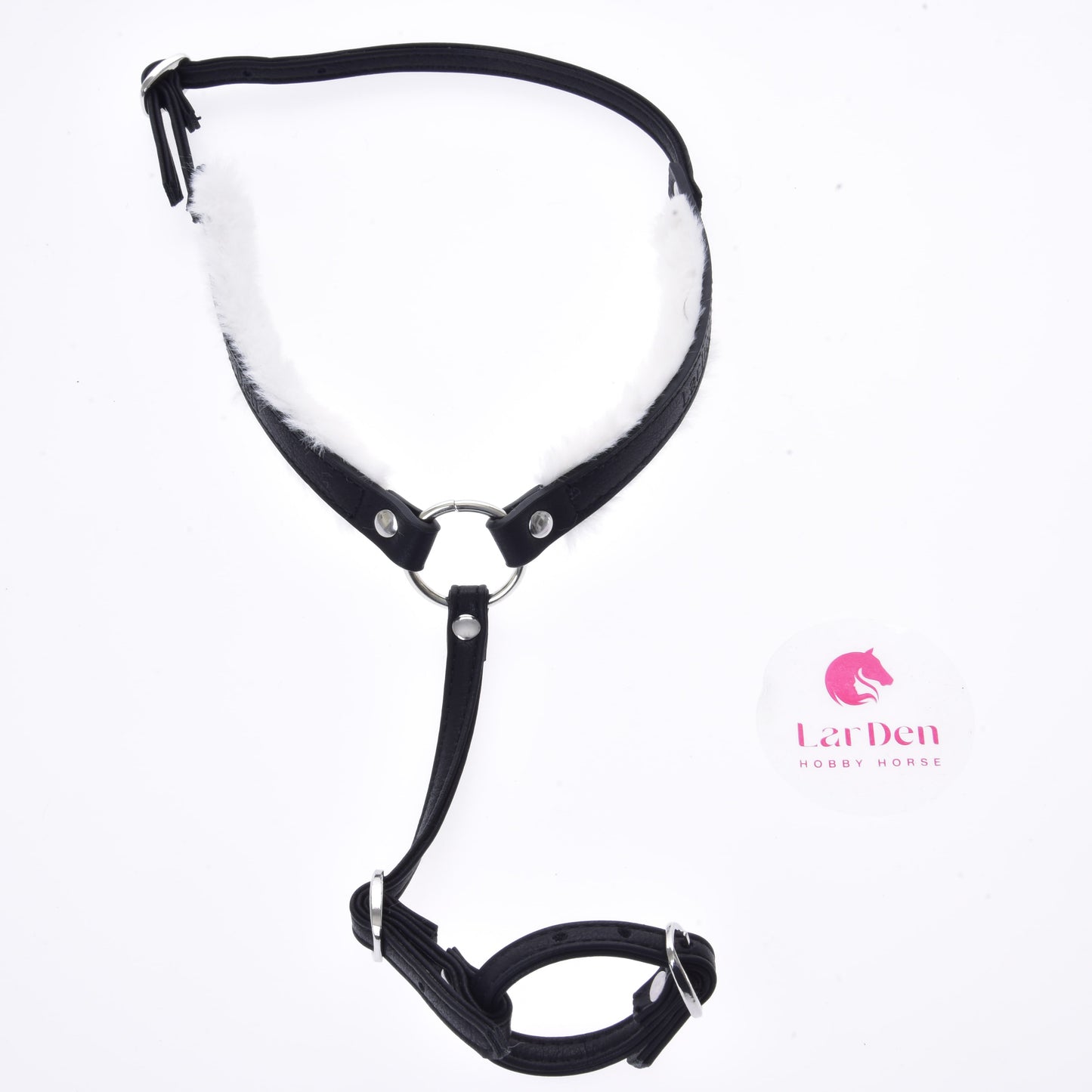 Borsttuig met bont Espresso