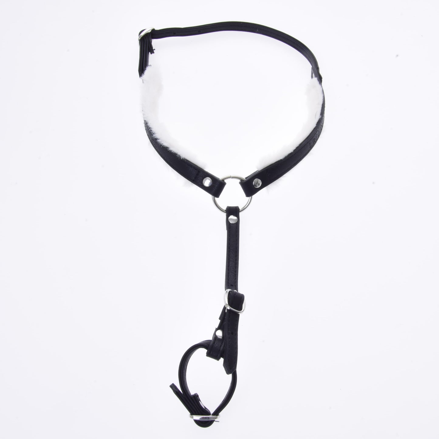 Borsttuig met bont Espresso