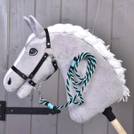 Hobby Horse - Leadrope gestreept groen