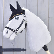 Ear bonnet crocheted Black Gold