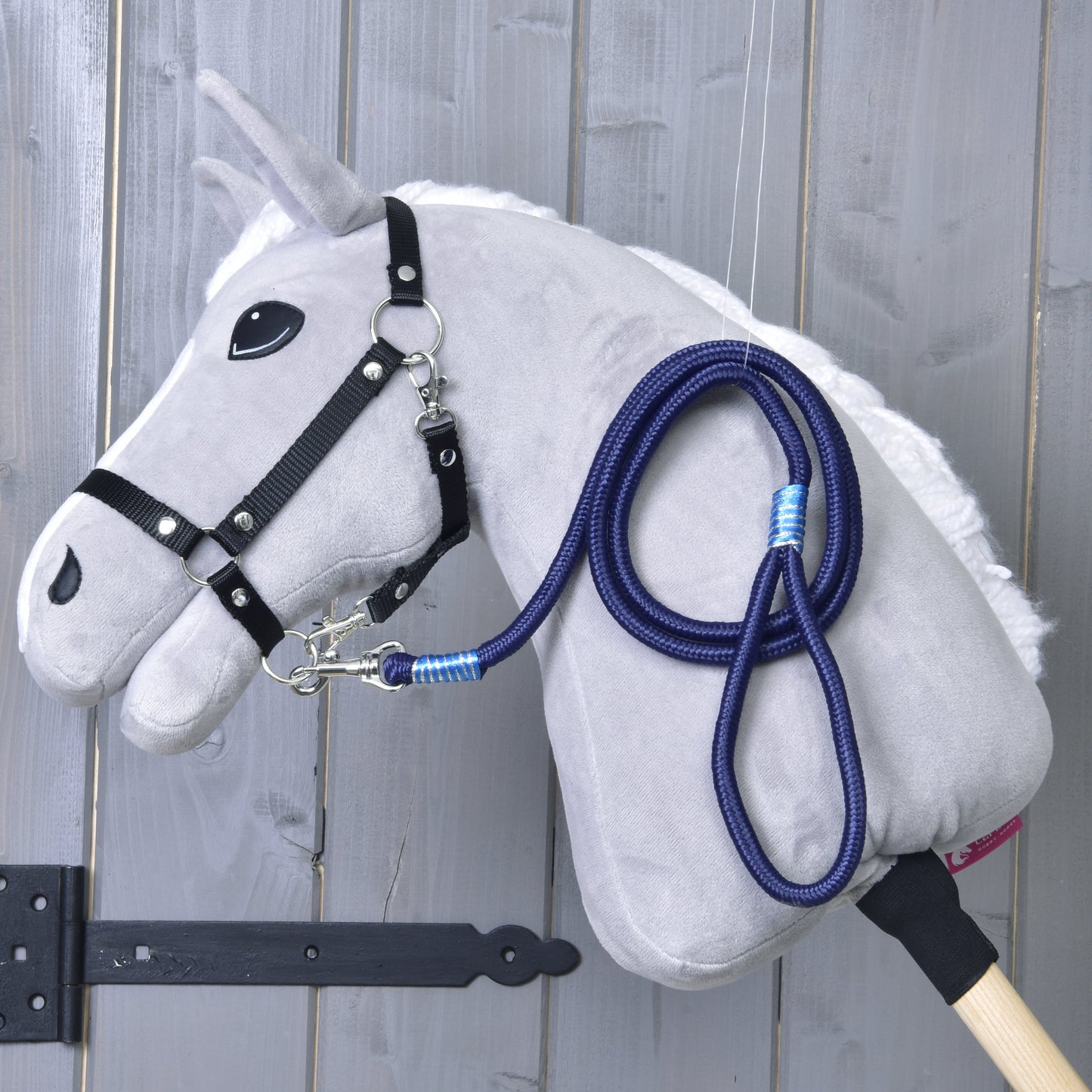 Hobby Horse - touw streep Blues