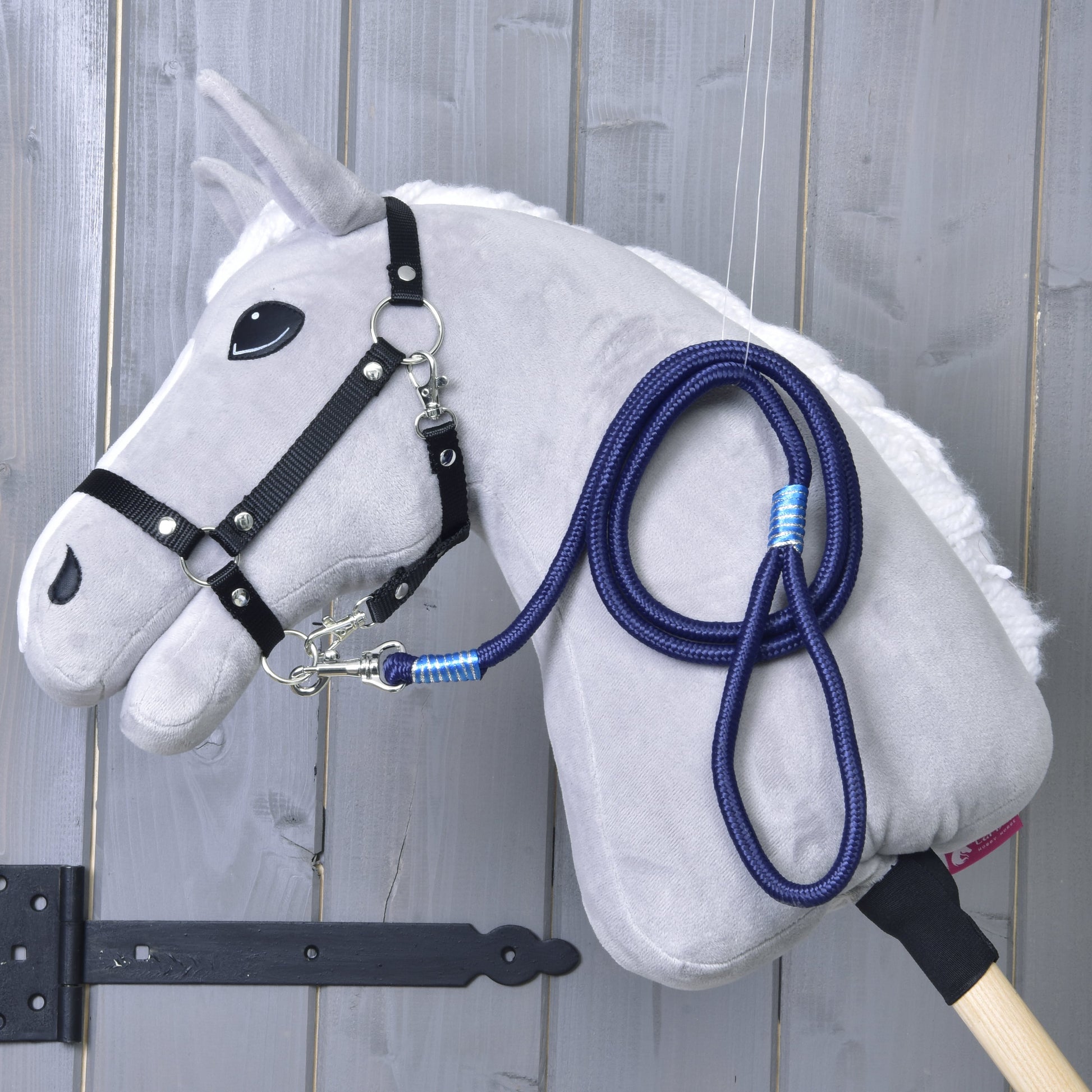 Hobby Horse - touw streep Blues