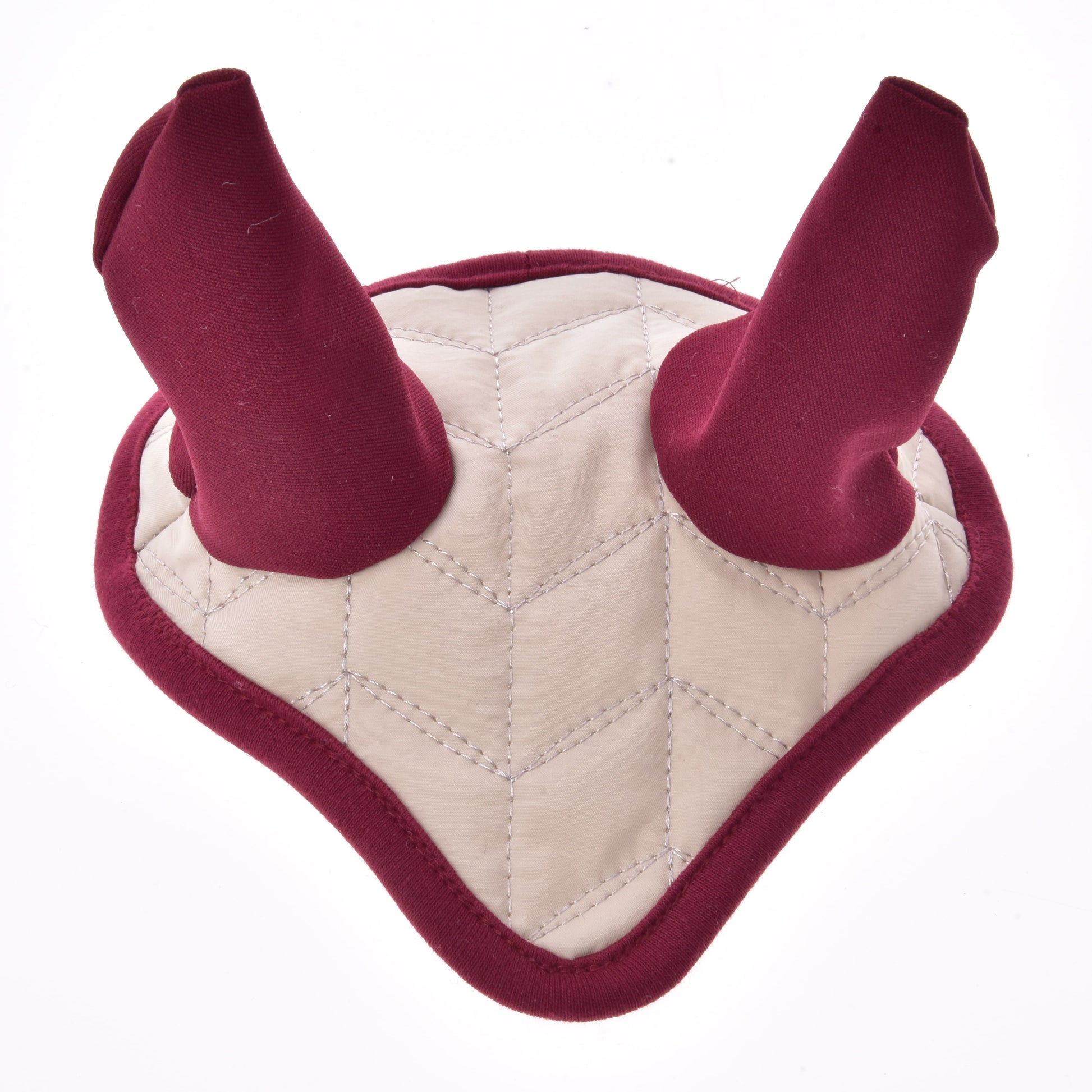 Ear Bonnet Maroon Star