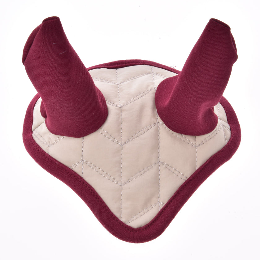 Ear Bonnet Maroon Star