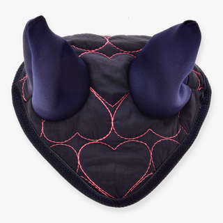 Ear Bonnet Pink Heart