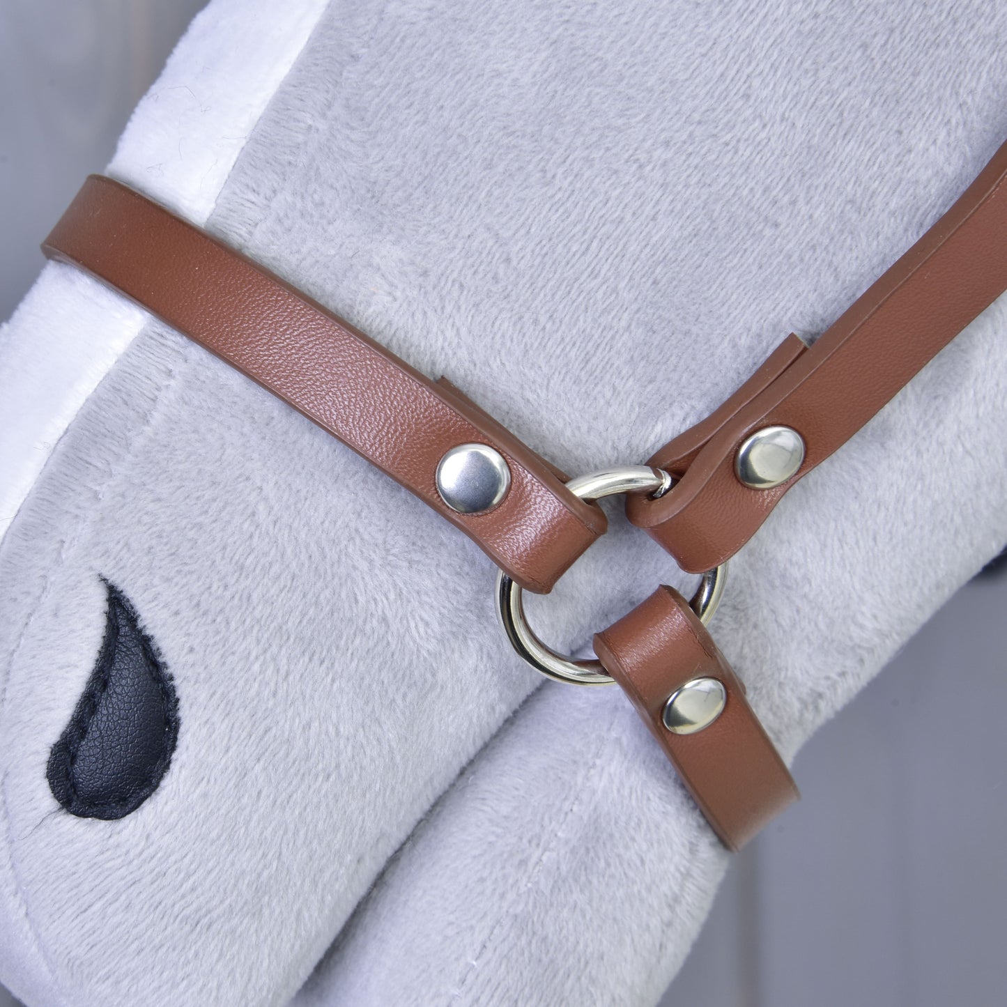 Halster - bruin kunstleer