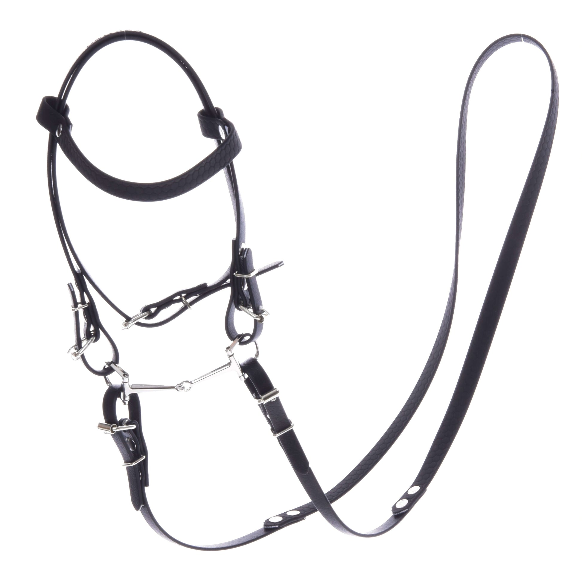 Complete bridle without noseband Pure Black