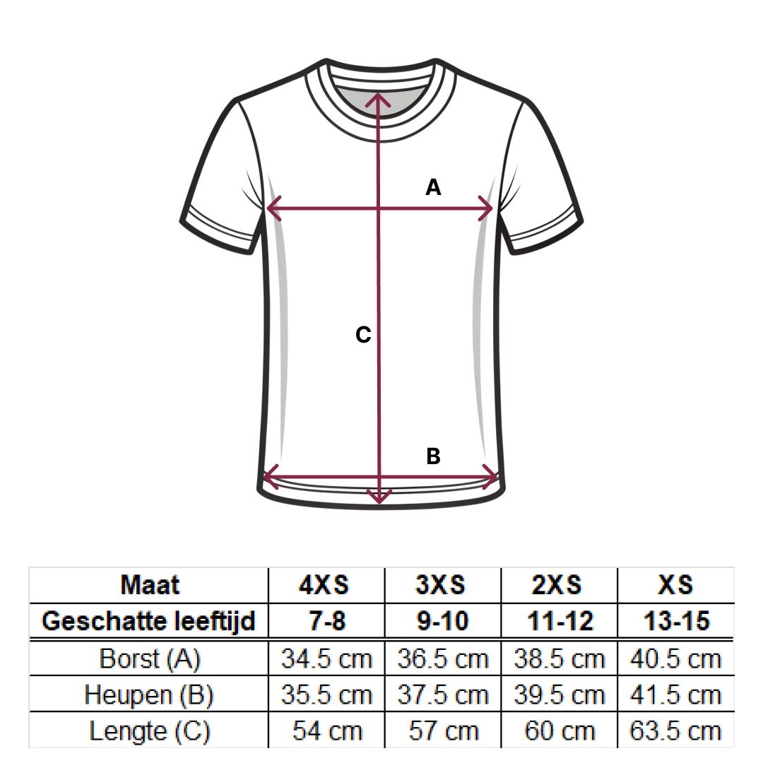 Size guide – Triko Bílé – NL