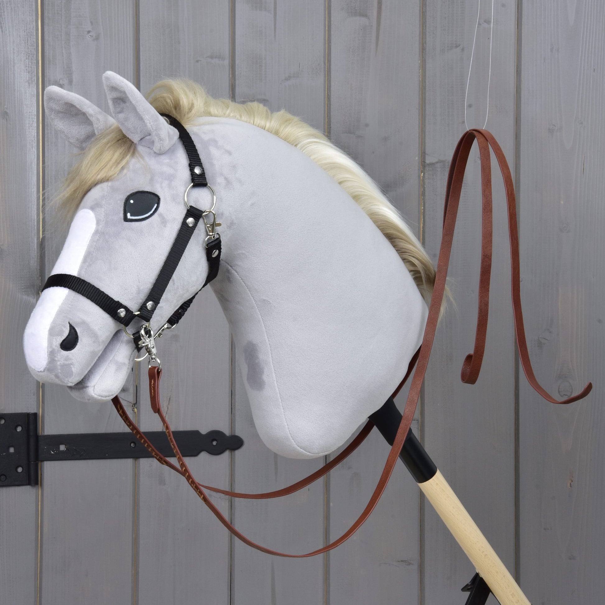 Gespleten Western Teugels Donkerbruin