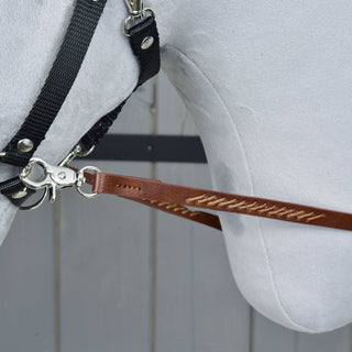 Gespleten Western Teugels Donkerbruin