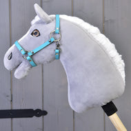 Halter - black leatherette (Size S)