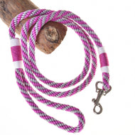 Hobby Horse - Leadrope gestreept roze