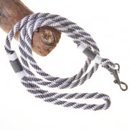 Hobby Horse - Leadrope gestreept zilver